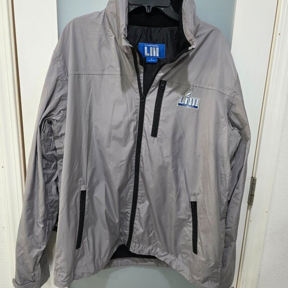 Super Bowl LIII Official Guest Services Jacket Men’s Large Gray Zip Up - Picture 15 of 15